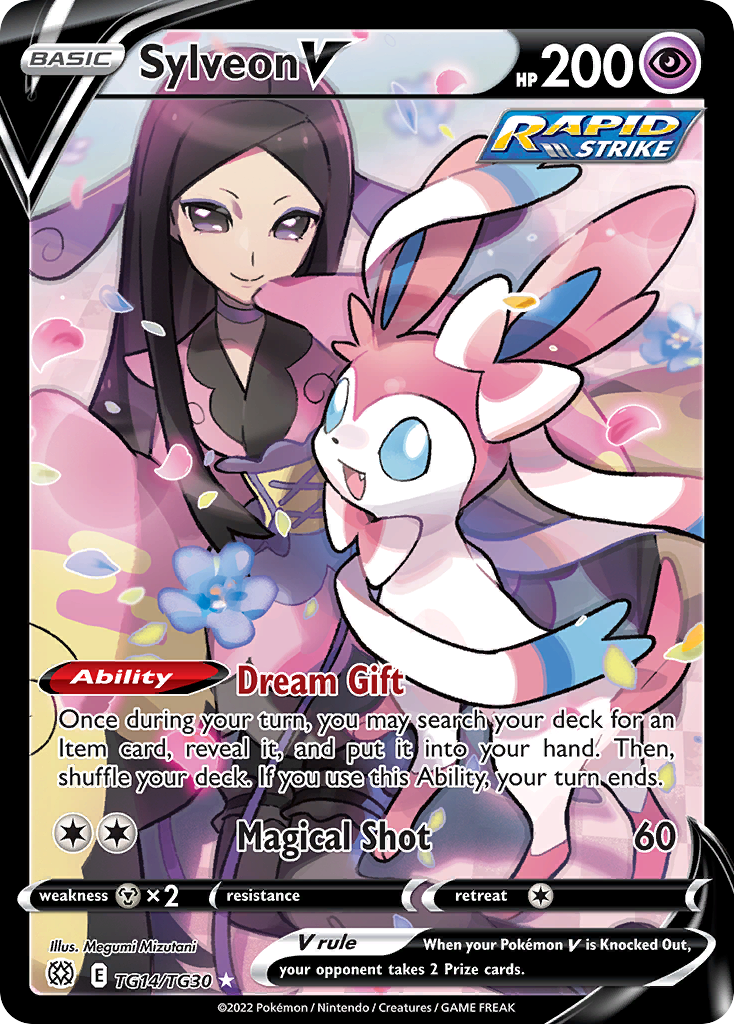Sylveon V — illustrated card