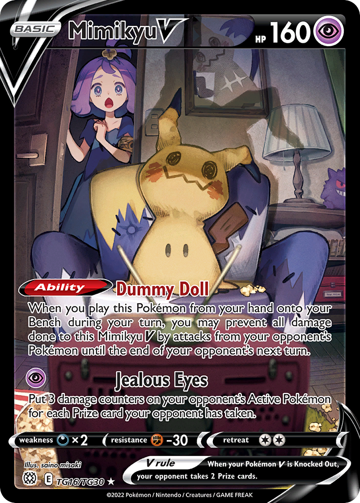 Mimikyu V — illustrated card