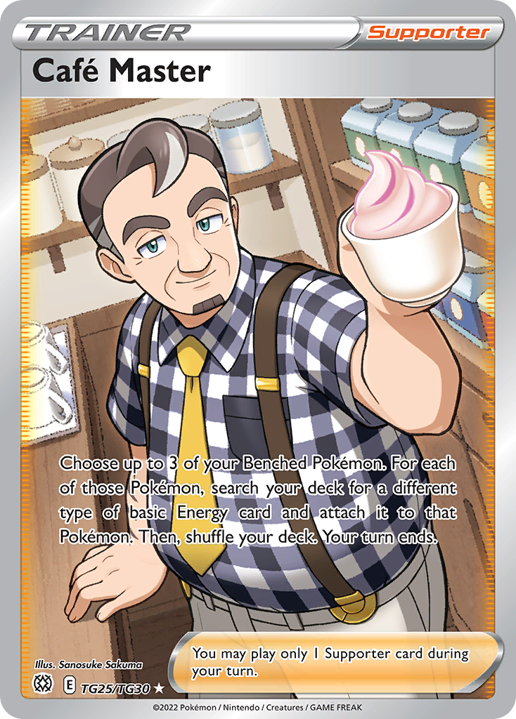Café Master — illustrated card