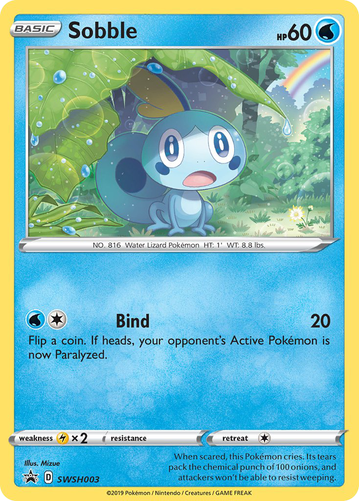 Sobble — illustrated card
