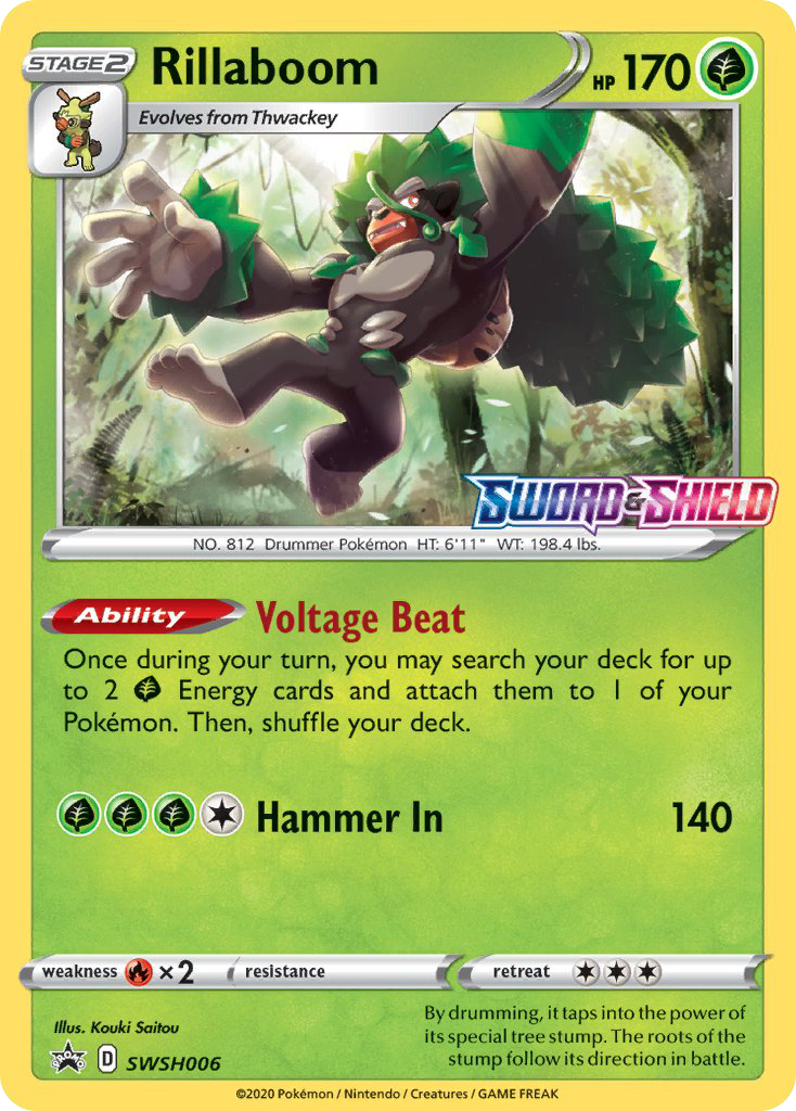 Rillaboom — illustrated card