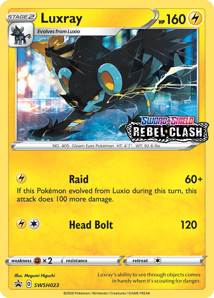 Luxray — illustrated card