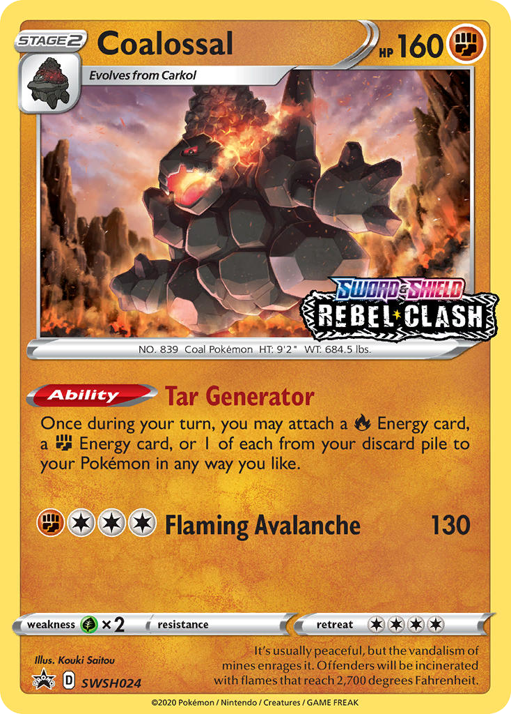 Coalossal — illustrated card