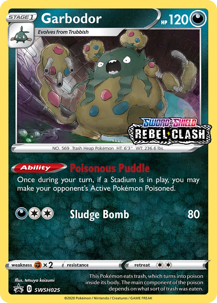 Garbodor — illustrated card