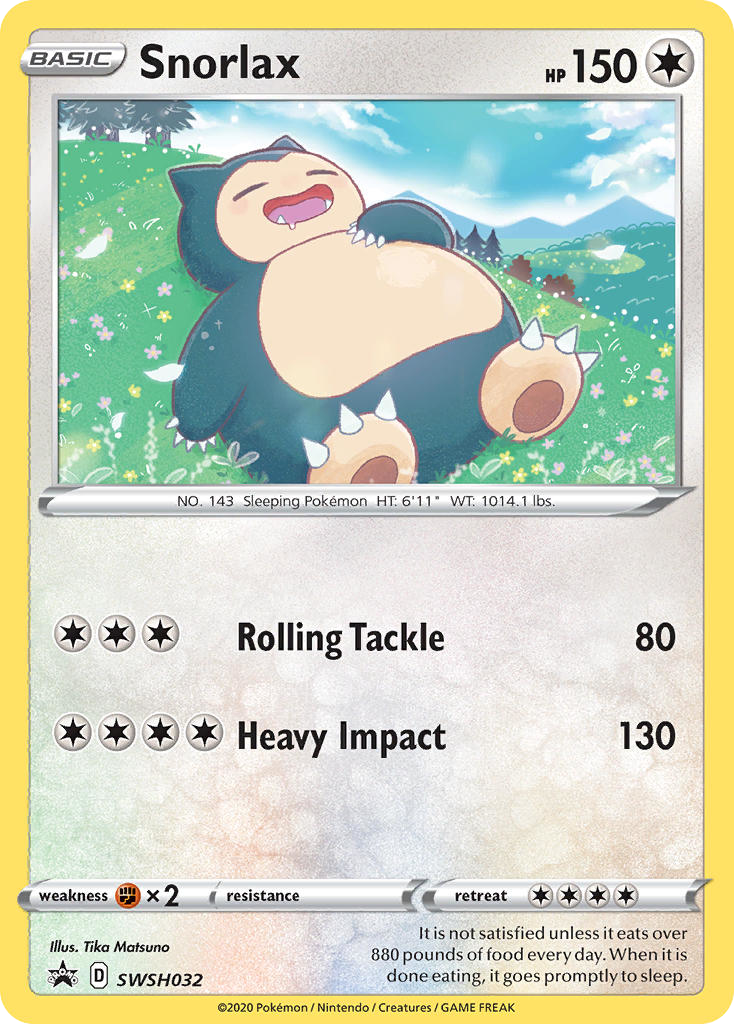 Snorlax — illustrated card