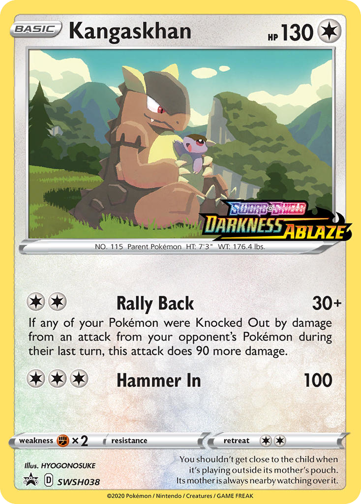 Kangaskhan — illustrated card