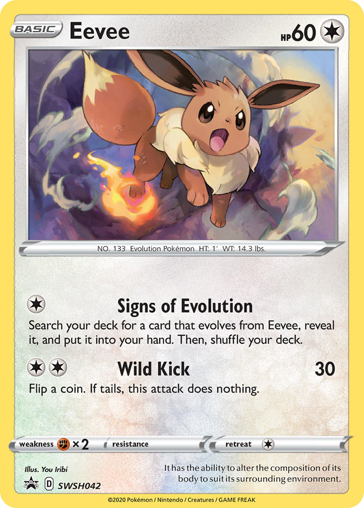 Eevee — illustrated card