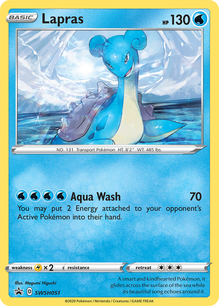 Lapras — illustrated card