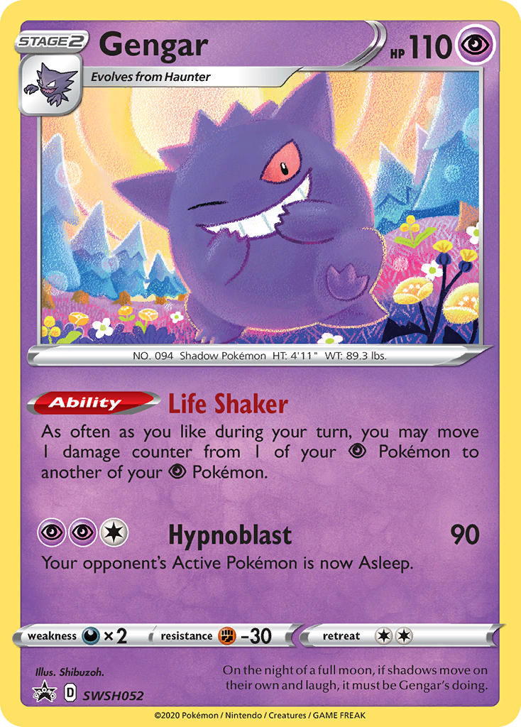 Gengar — illustrated card