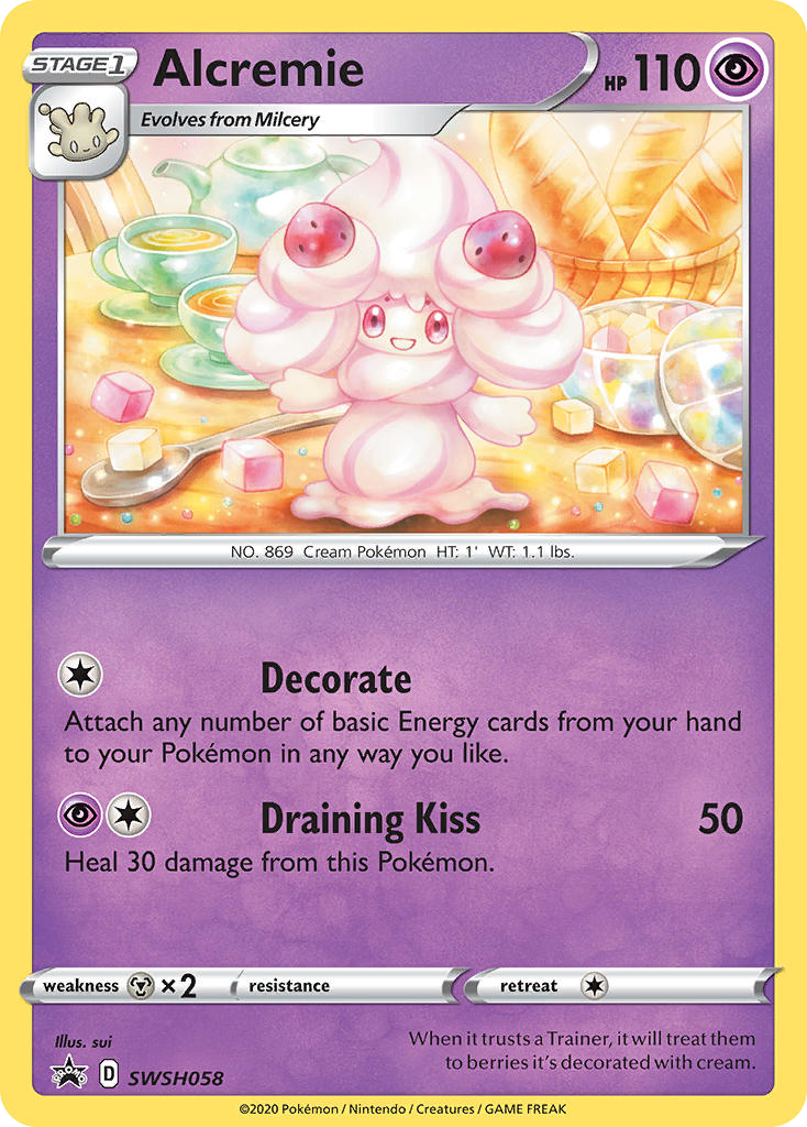 Alcremie — illustrated card