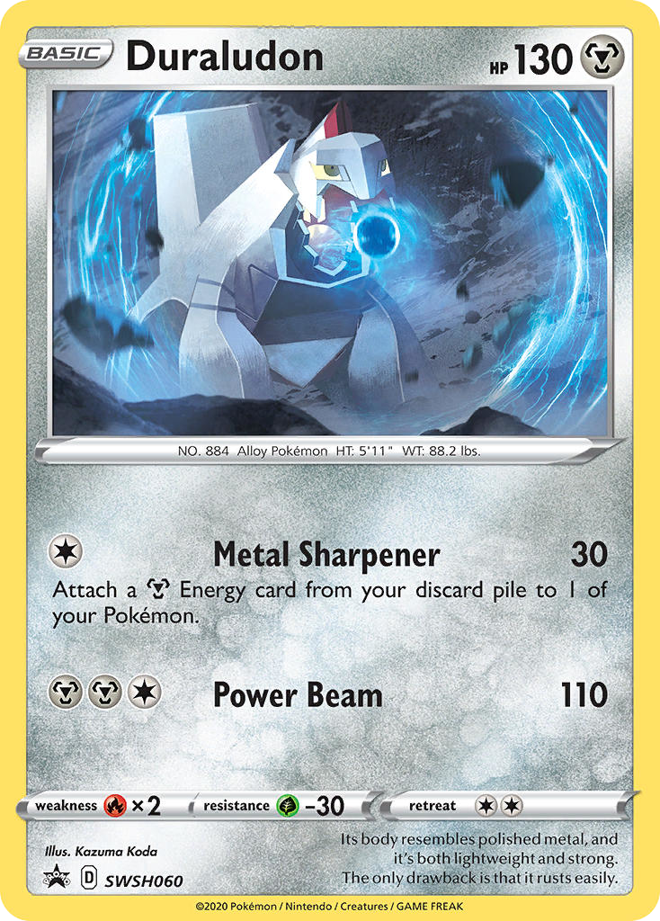 Duraludon — illustrated card