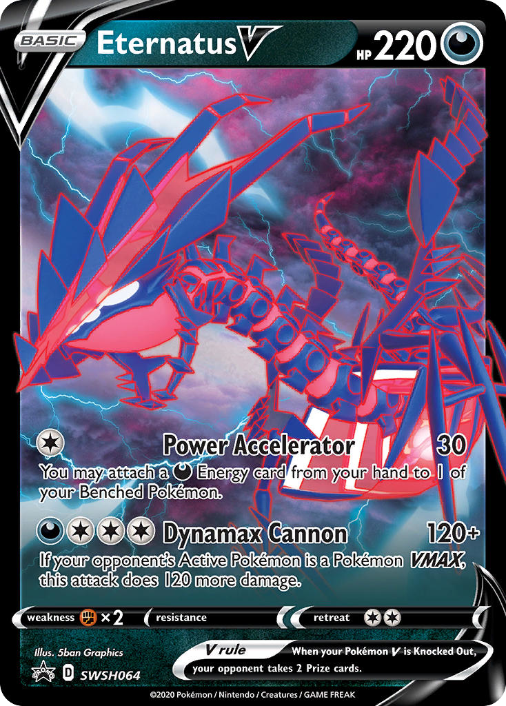 Eternatus V — illustrated card