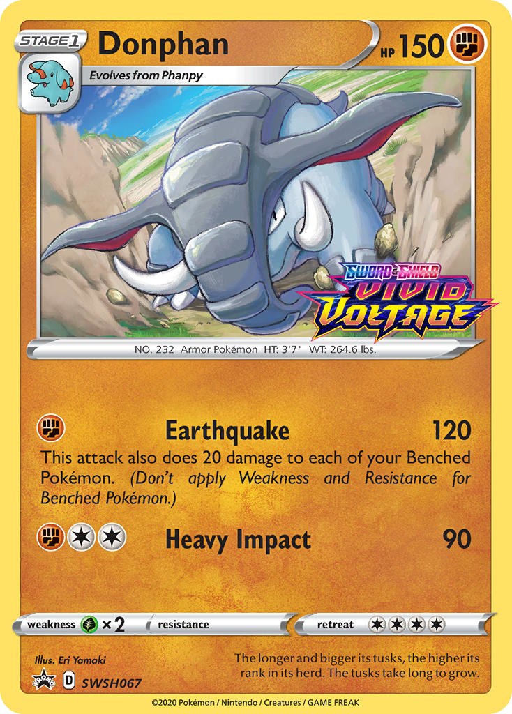 Donphan — illustrated card
