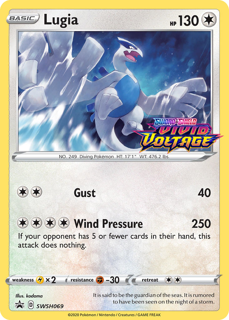 Lugia — illustrated card
