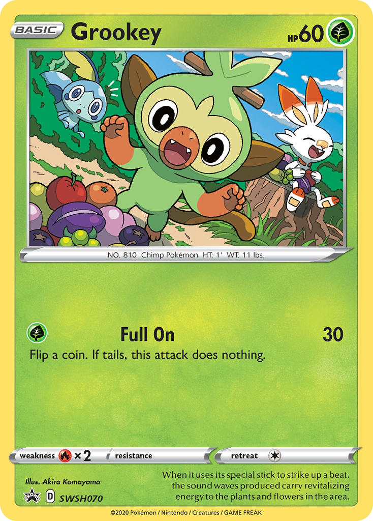 Grookey — illustrated card