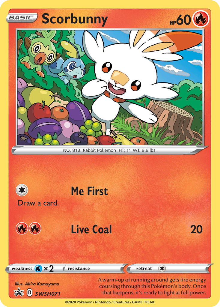 Scorbunny — illustrated card