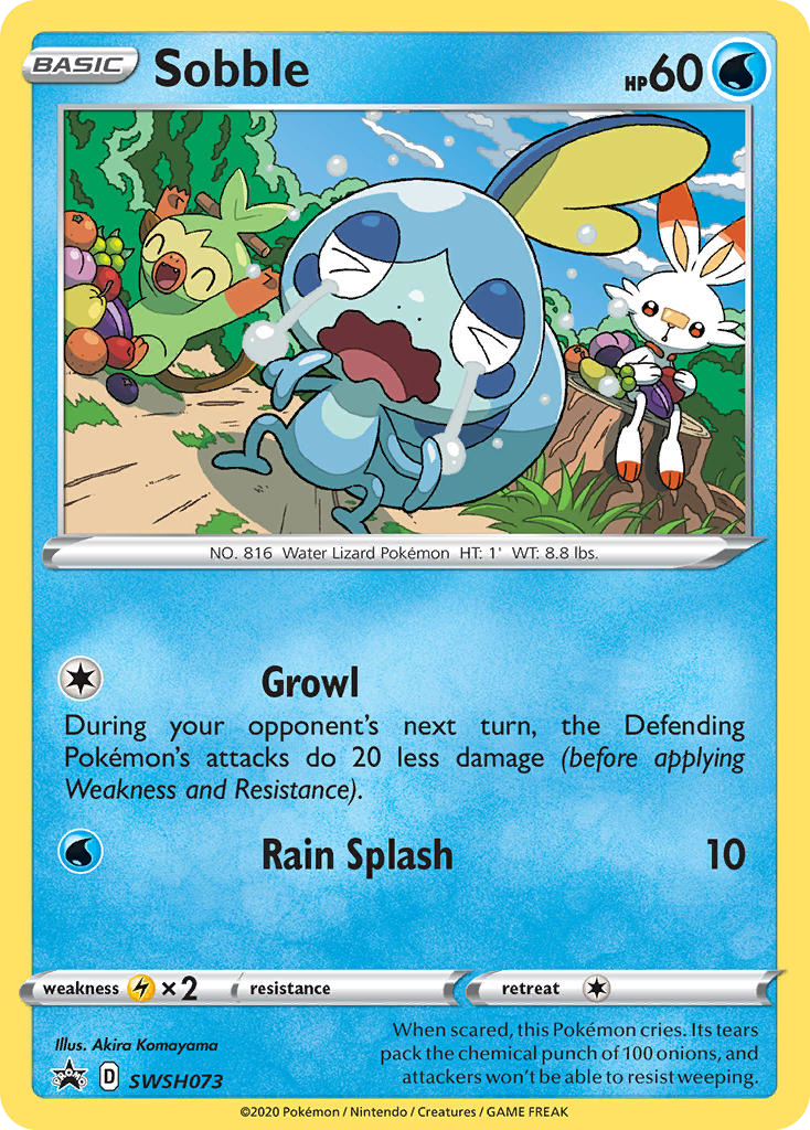 Sobble — illustrated card