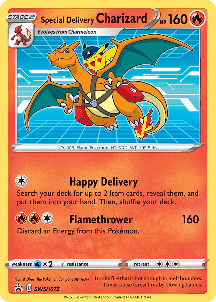 Special Delivery Charizard — illustrated card