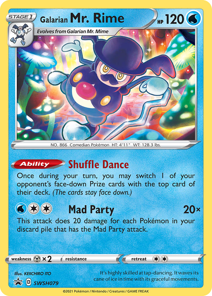 Galarian Mr. Rime — illustrated card