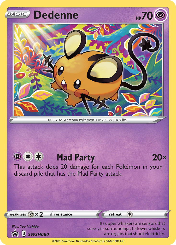 Dedenne — illustrated card
