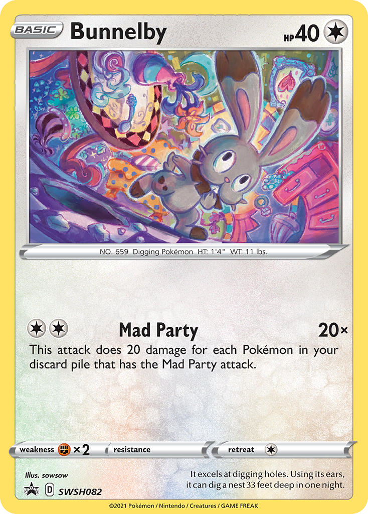 Bunnelby — illustrated card