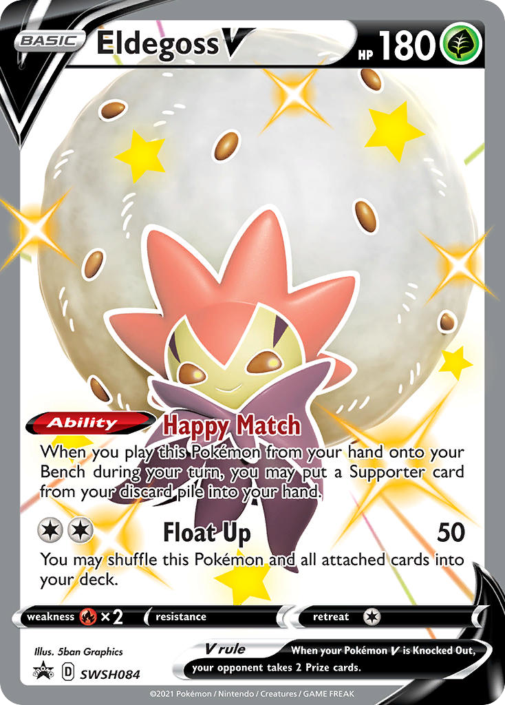 Eldegoss V — illustrated card