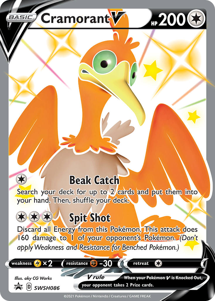 Cramorant V — illustrated card