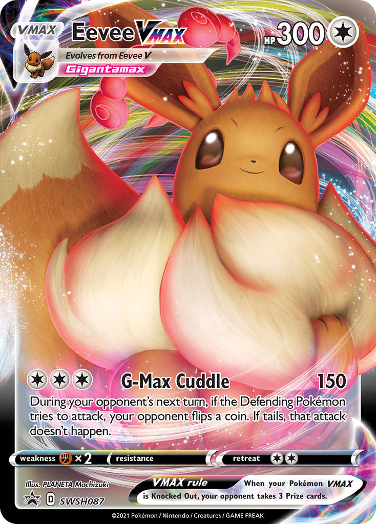 Eevee VMAX — illustrated card