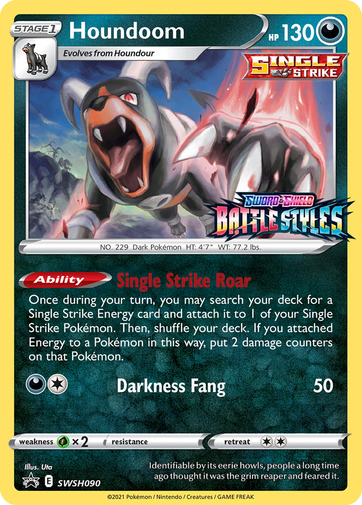 Houndoom — illustrated card