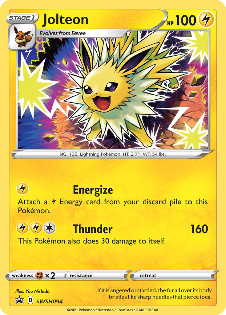 Jolteon — illustrated card
