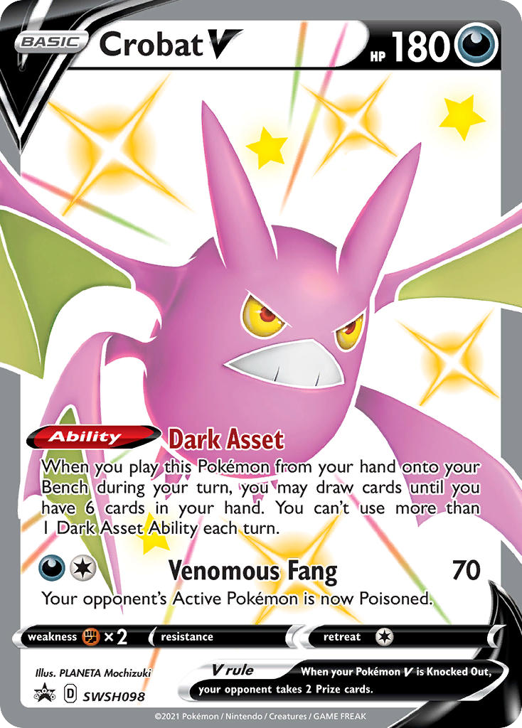 Crobat V — illustrated card
