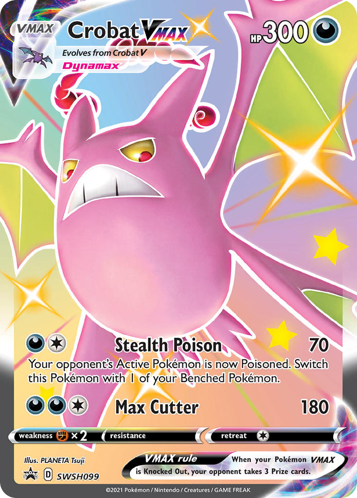 Crobat VMAX — illustrated card