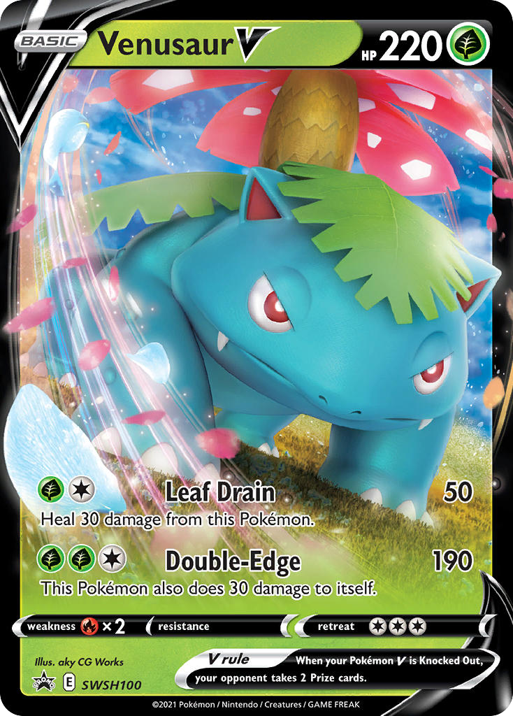 Venusaur V — illustrated card