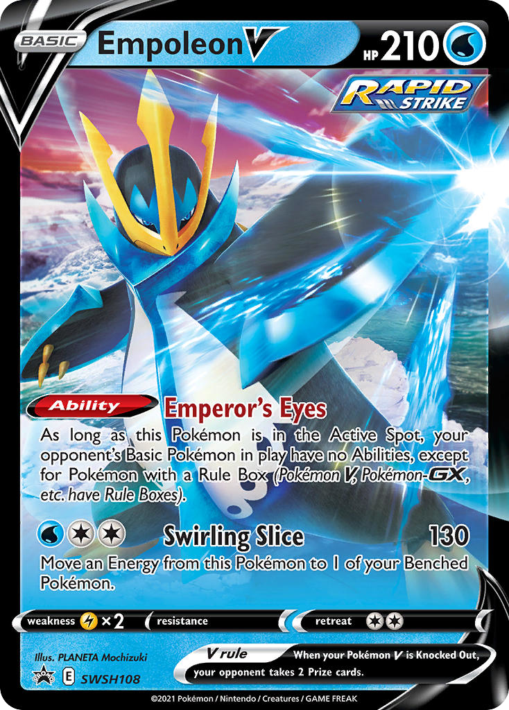 Empoleon V — illustrated card