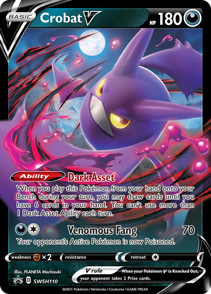 Crobat V — illustrated card