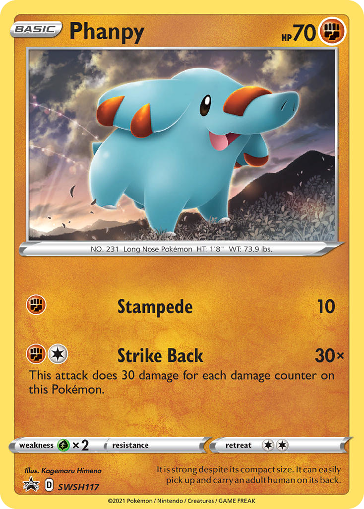 Phanpy — illustrated card
