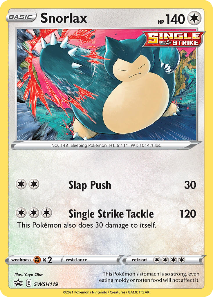 Snorlax — illustrated card
