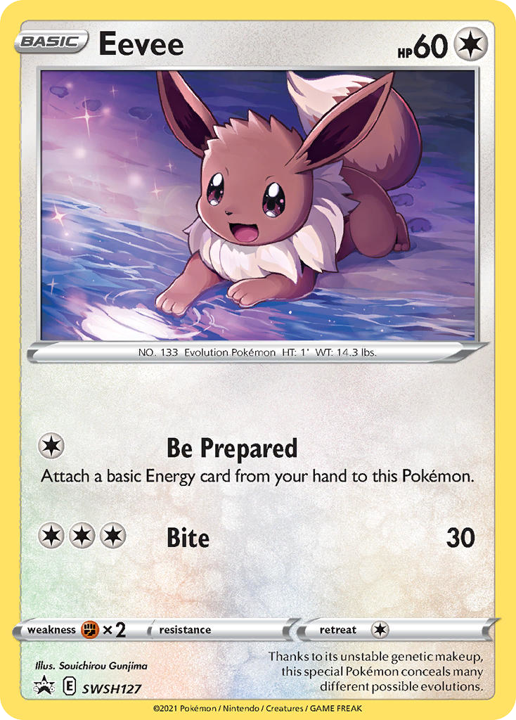 Eevee — illustrated card