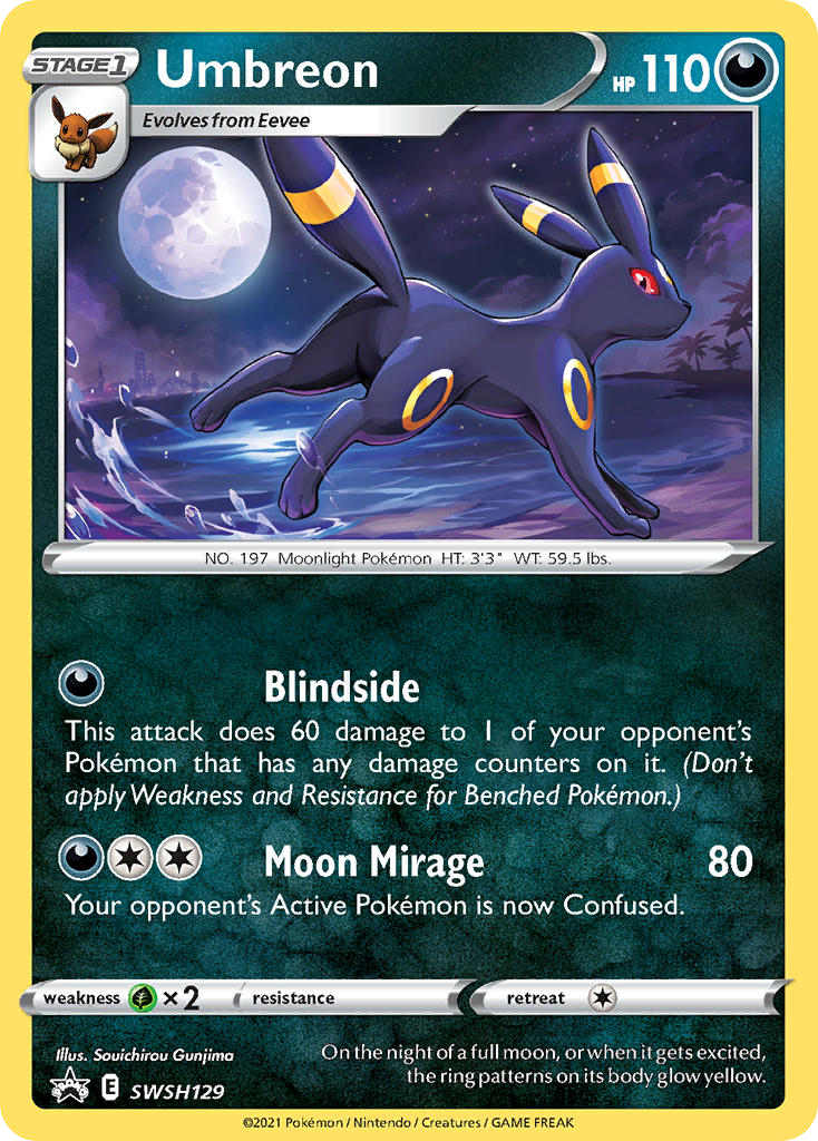 Umbreon — illustrated card