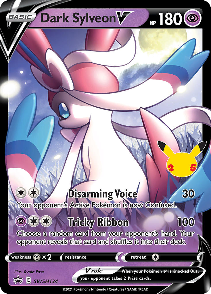 Dark Sylveon V — illustrated card