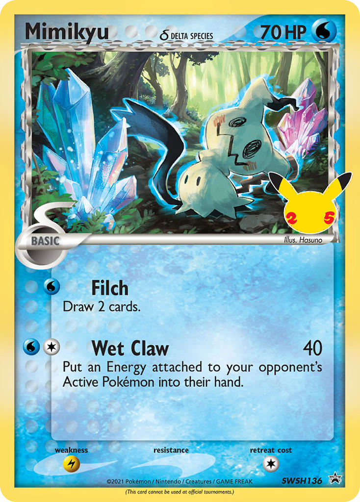 Mimikyu δ — illustrated card