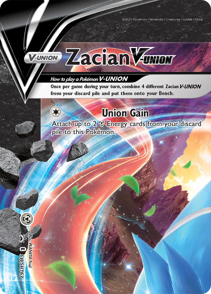 Zacian V-UNION — illustrated card