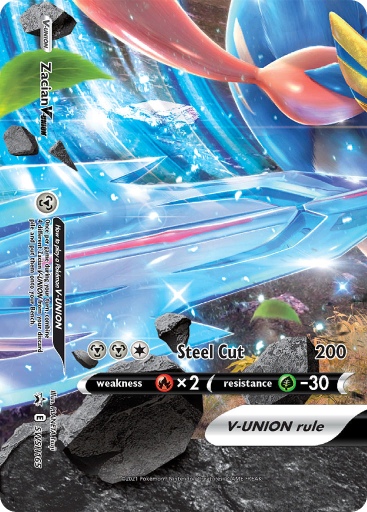 Zacian V-UNION — illustrated card