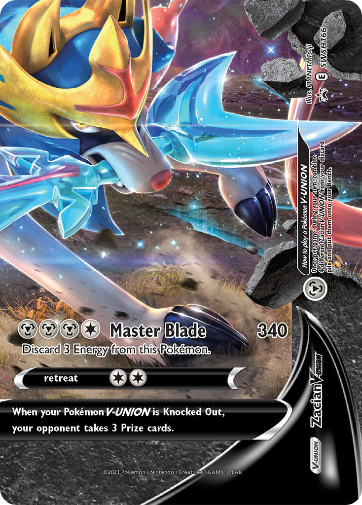 Zacian V-UNION — illustrated card