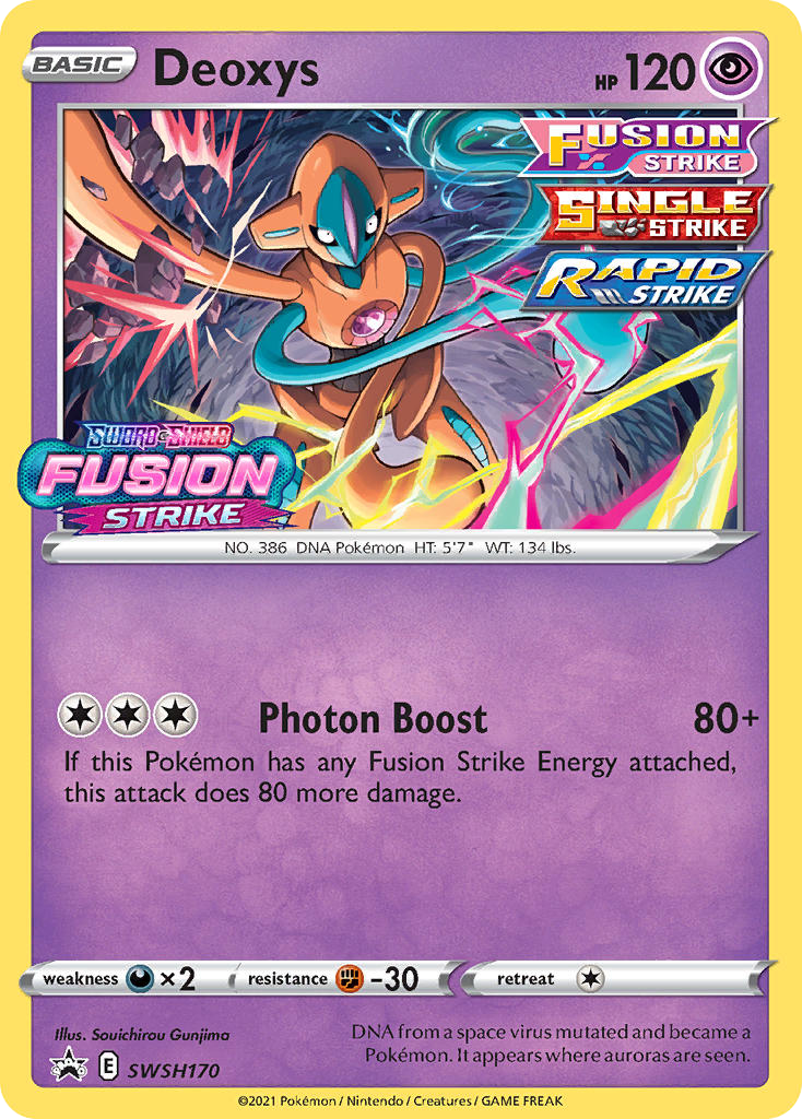 Deoxys — illustrated card