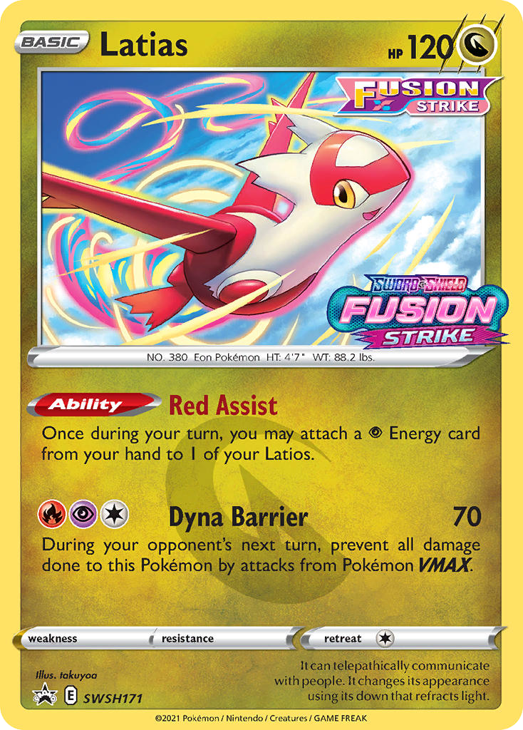 Latias — illustrated card
