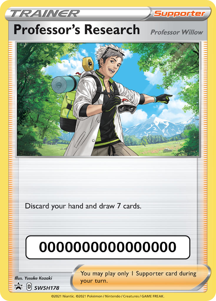 Professor's Research — illustrated card