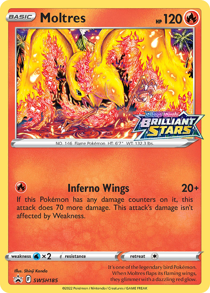 Moltres — illustrated card