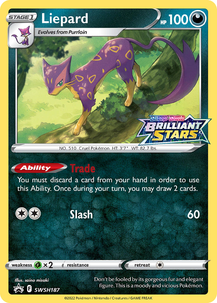 Liepard — illustrated card