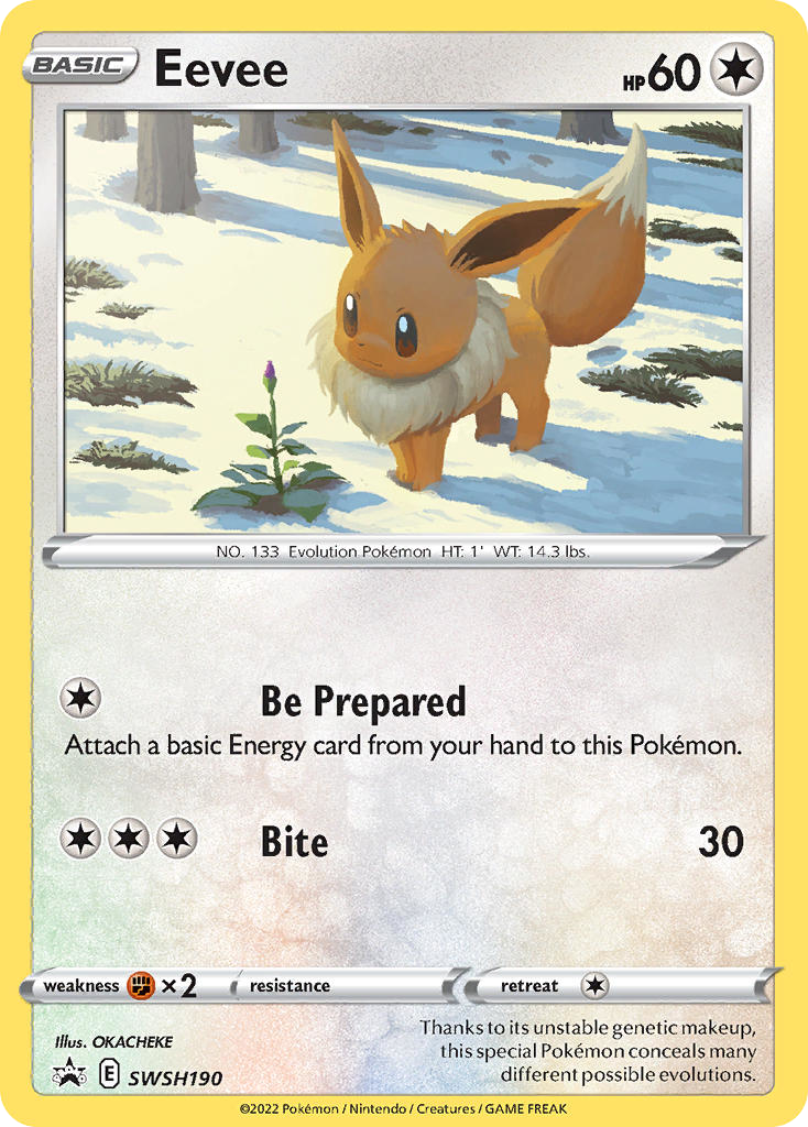 Eevee — illustrated card